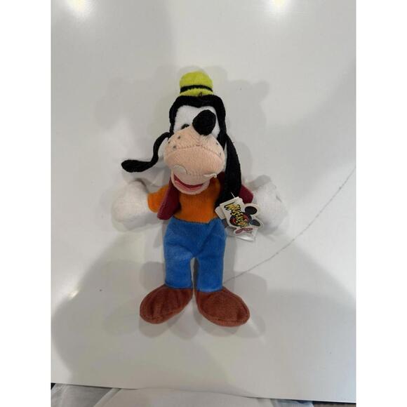 VTG Disney Bean Bag Plush Toy Mouseketoys GOOFY 10" W/ Original Tags - Picture 2 of 9